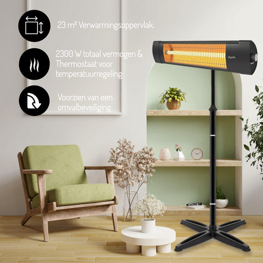 Dysis 2300W infrarood elektrische kachel