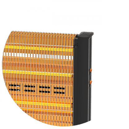 Dysis Power 2800W Quartz Kachel elektrisch